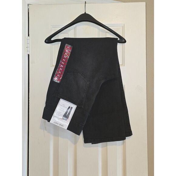 NWT Nine West Denim Heidi Pull On Jeans Black Size 14 Plus - Picture 11 of 12